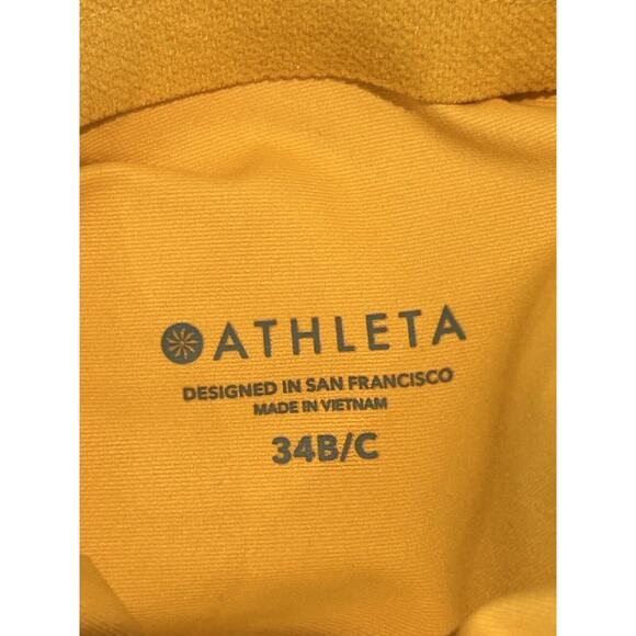 34B/C Athleta Gold Swimsuit Top - Picture 3 of 3